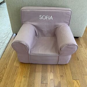 Pottery Barn Kids Personalized Kids Armchair COVER ONLY - SOFIA
